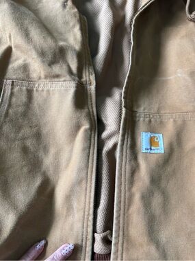 Carhartt Mens Brown Workwear Jacket